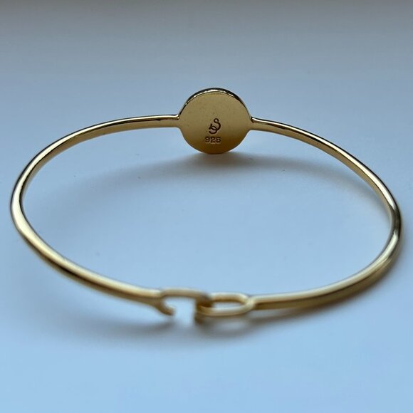 Sarah Chloe Gold-Plated Monogram Initial Bracelet - Picture 10 of 14